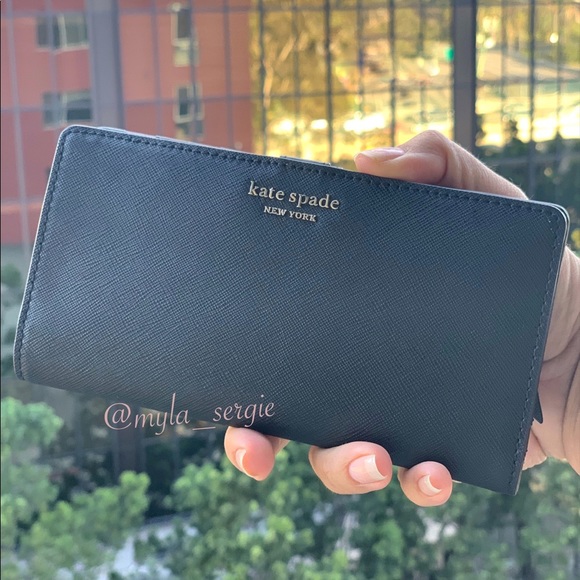 Kate Spade BlackCameron Slim Wallet - Picture 2 of 7